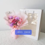 Ramo de rosas de jabón perfumadas